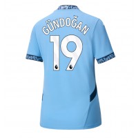 Camiseta Manchester City Ilkay Gundogan #19 Primera Equipación para mujer 2024-25 manga corta